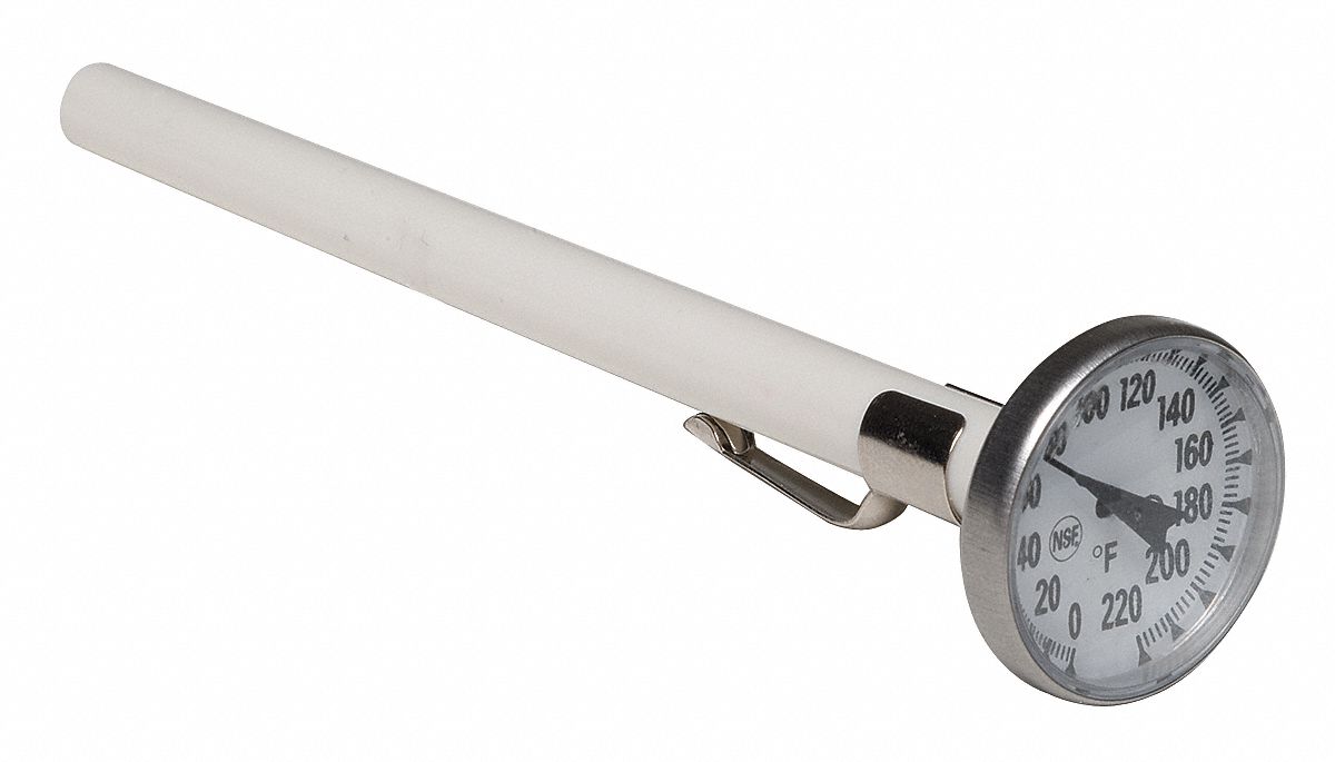 GRAINGER APPROVED Item Dial Pocket Thermometer, Temp. Range (F) 0 to