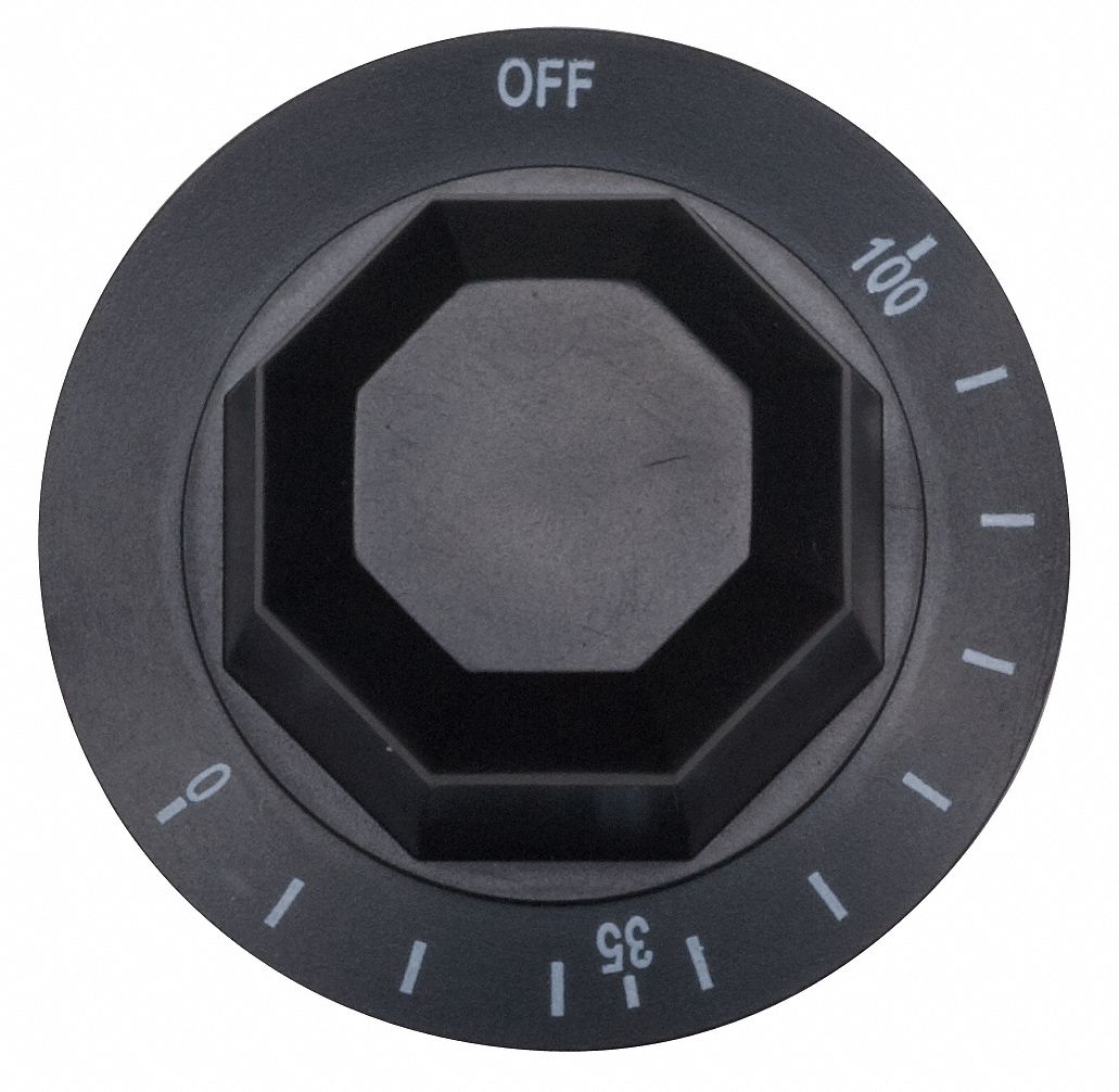 DAYTON Replacement Thermostat Knob, For Use With 6EDY8 6EDZ26EDZ2