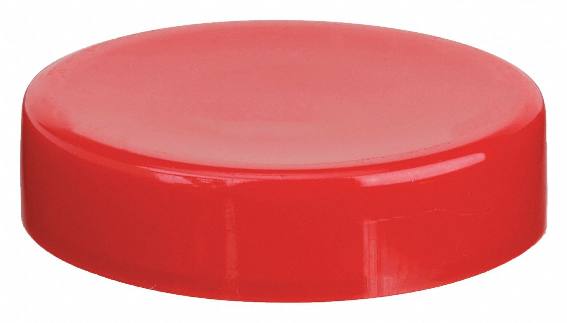 SIEMENS 30mm Plastic Push Button Cap, NonIlluminated, Red 6EXG4