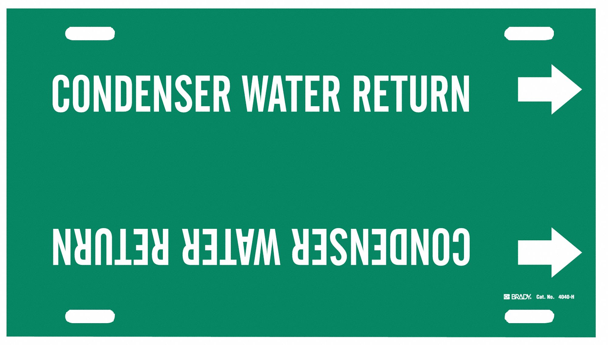 Pipe Mrkr,Condenser Water Return,10 to15