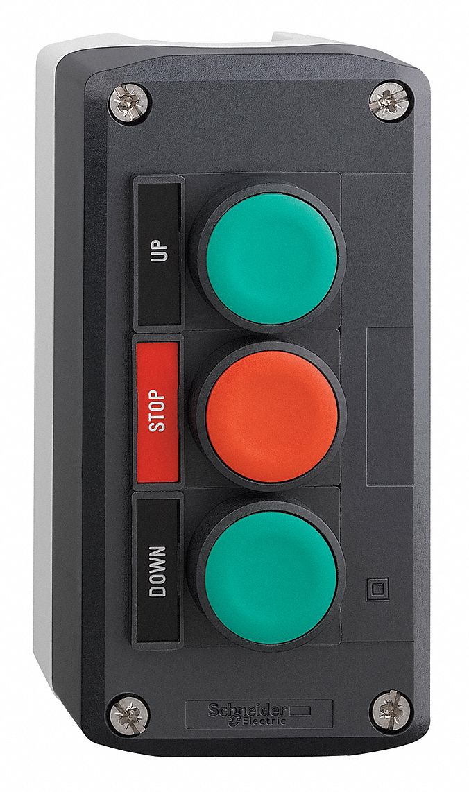 SCHNEIDER ELECTRIC Push Button Control Station, 2NO/1NC ... push button switch distributor 
