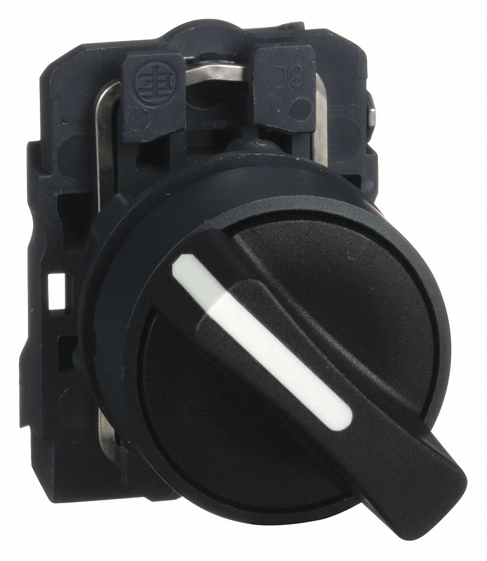 SCHNEIDER ELECTRIC Non-Illuminated Selector Switch, Size: 22mm ...