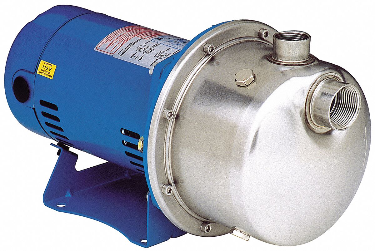 GOULDS WATER TECHNOLOGY 208 to 240/480V AC Booster Pump, 3Phase, 82 psi Max. Pressure, 11/4 in