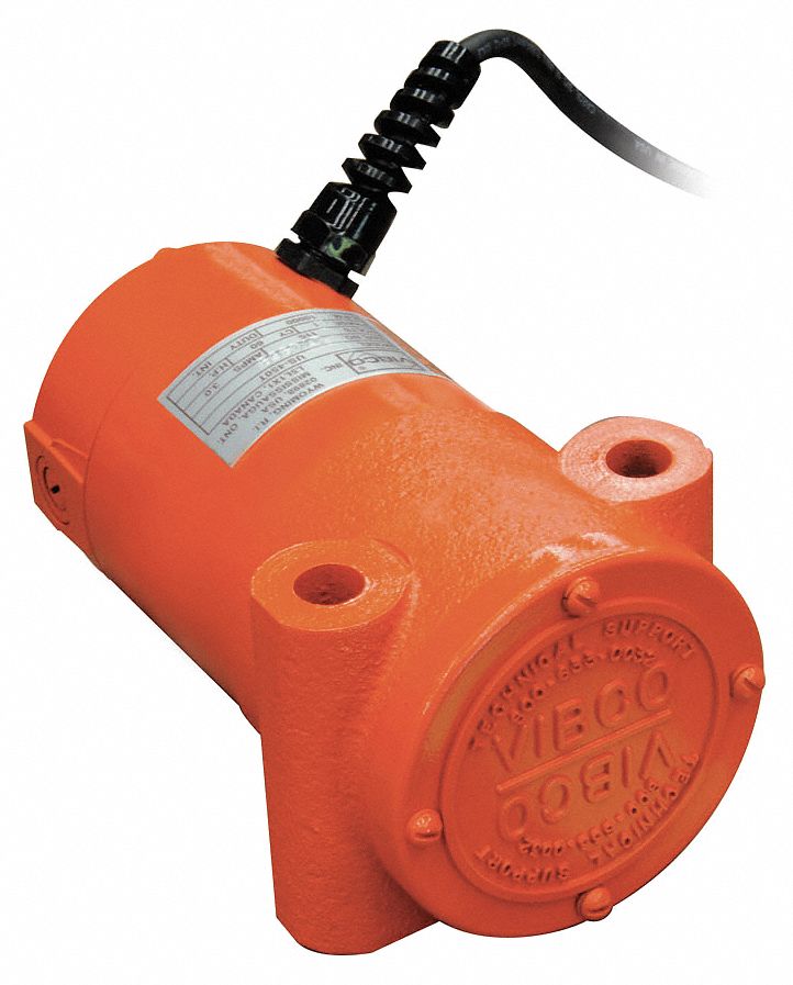 VIBCO Electric Vibrator, 22A, 12VDC, 1Phase 6L768DC450T Grainger