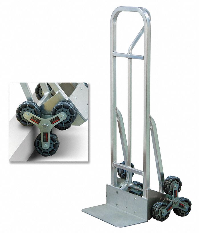 GRAINGER APPROVED Stair Climbing Hand Truck, Load Capacity 485 lb 6LGE2RTC18 Grainger