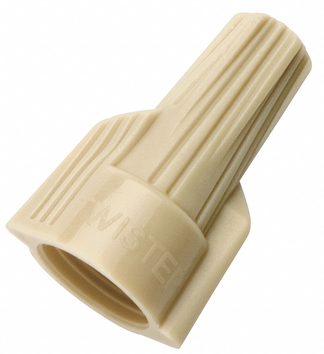 IDEAL Twist On Wire Connector, Tan, 341 Series, Max. Wire Combination: (3) 10 AWG   Twist On Wire Connectors   10K058|30 441J