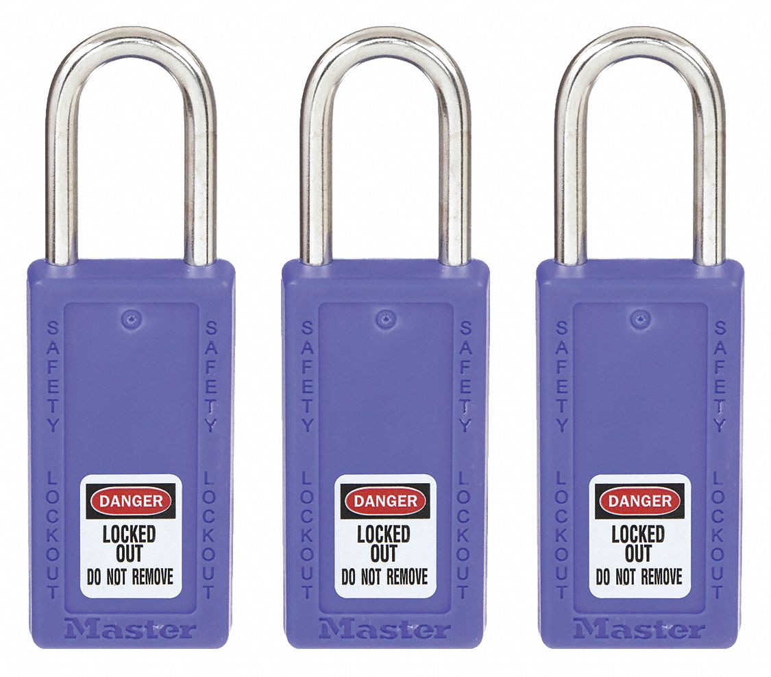 Master Lock Keyed Alike Thermoplastic Lockout Padlock Mce