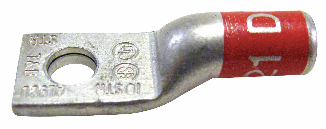 THOMAS & BETTS OneHole Lug Compression Connector, Straight Barrel