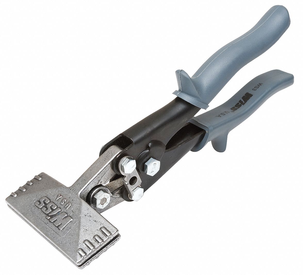 CRESCENT WISS 3 in W x 1 1/4 in D Hand Seamer, Gray 6MJG0WS3 Grainger