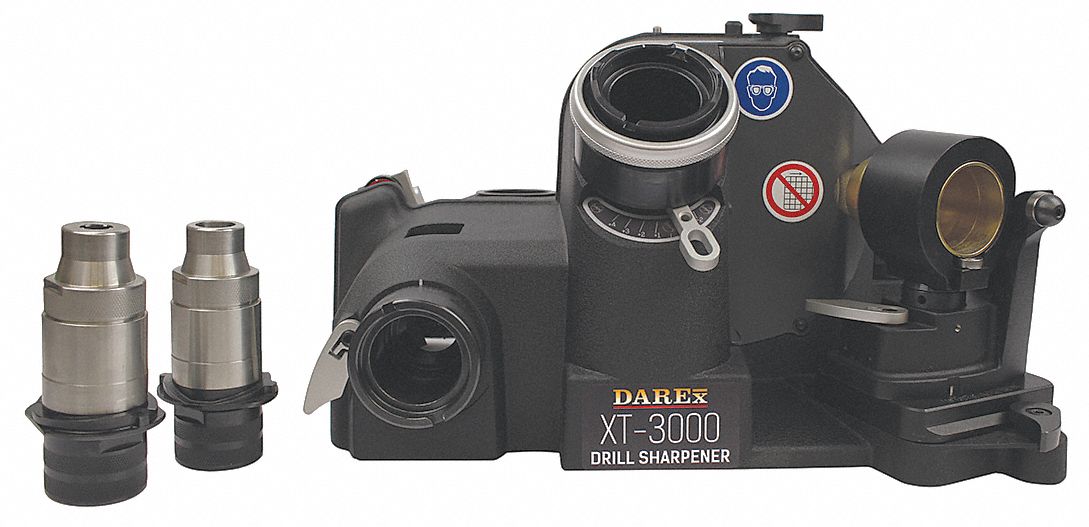 DAREX Drill Bit Sharpener, 1/813/16" Drill Dia./Capacity, 6" Grinding
