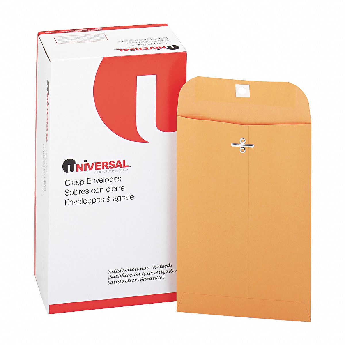 UNIVERSAL Manila Envelopes, Material Kraft, Envelope Closure Clasp with