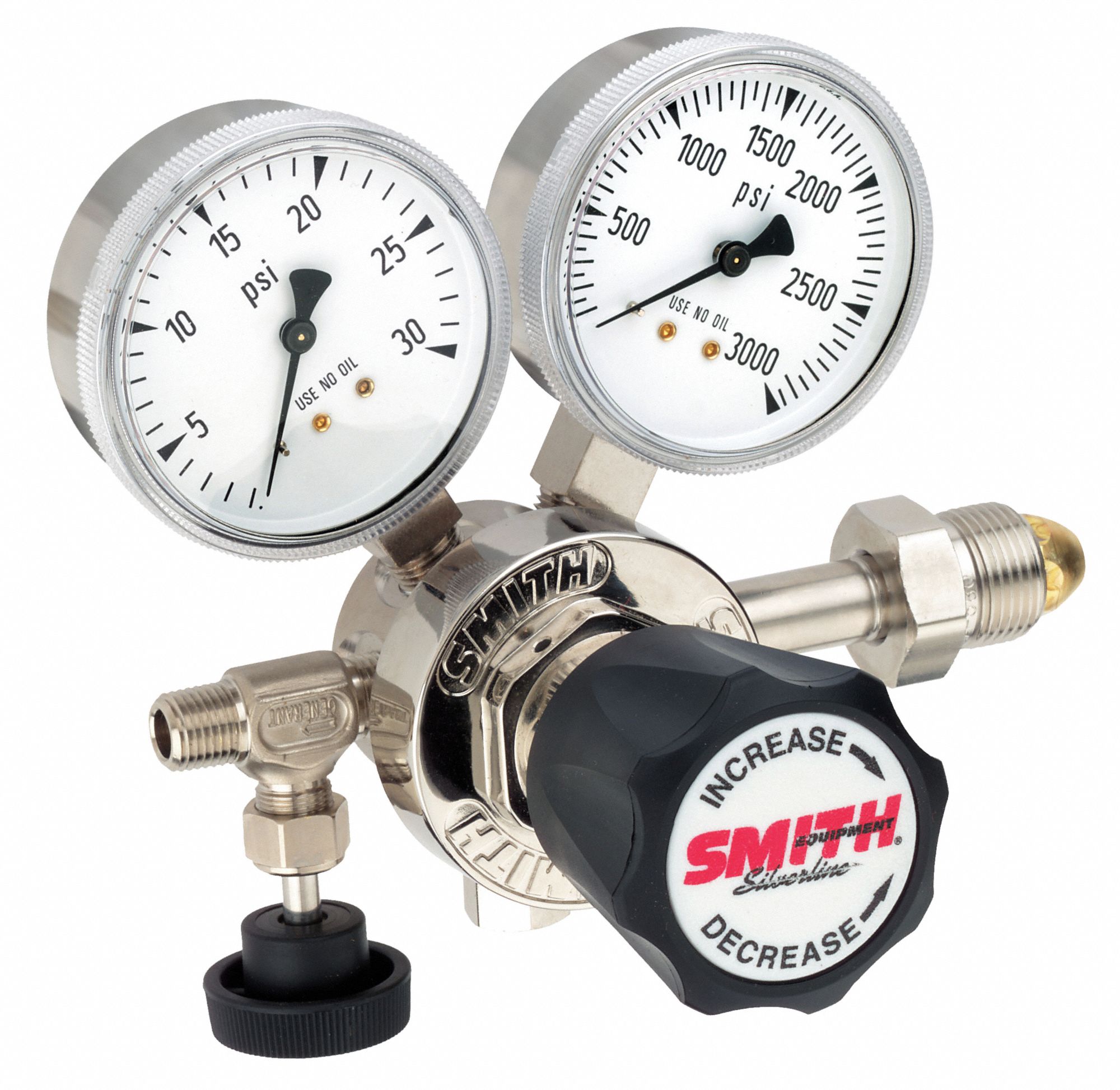 SMITH EQUIPMENT Single Stage CGA 580 Inlet High Purity Gas Regulator