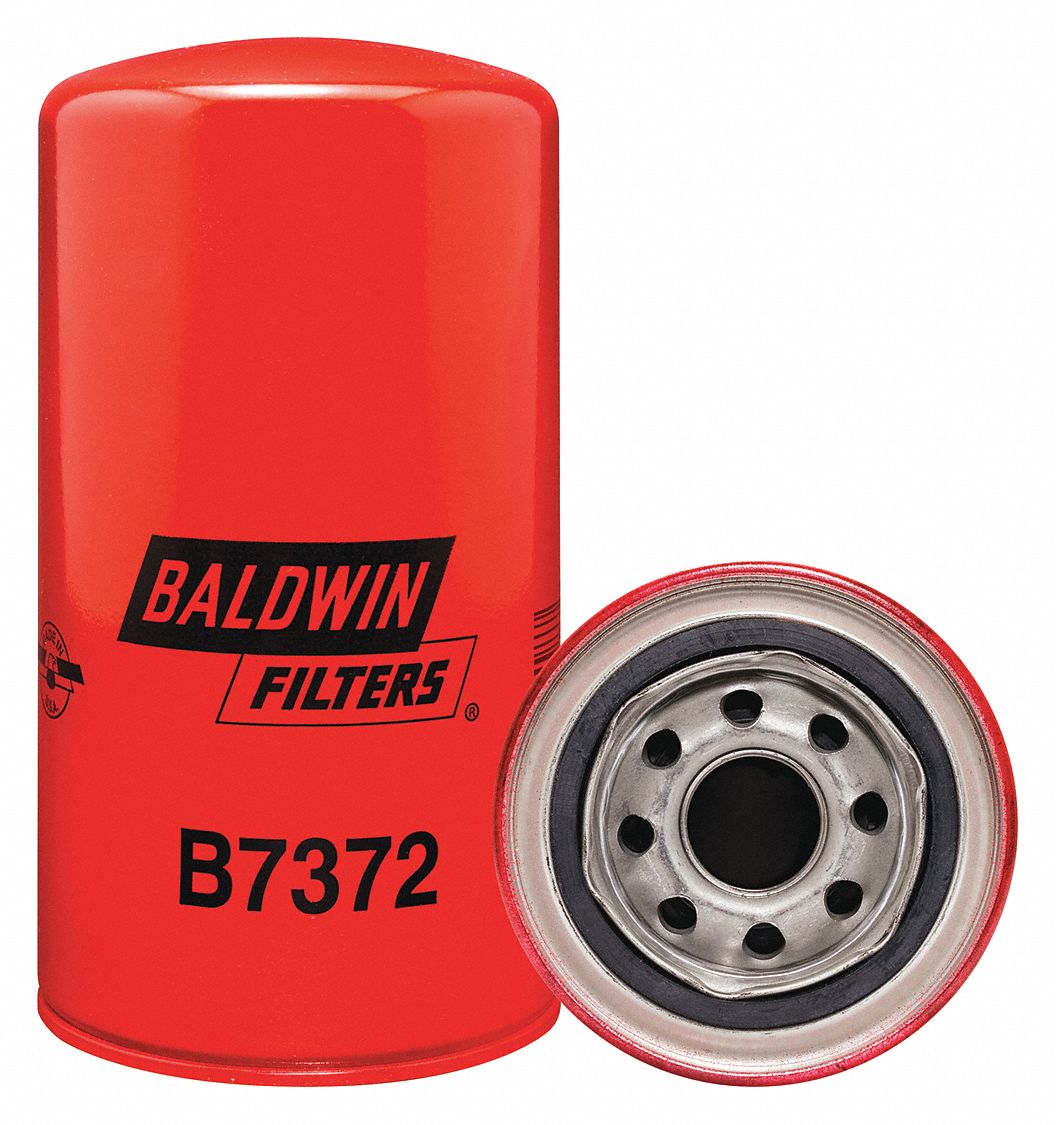 BALDWIN FILTERS SpinOn Oil Filter, Length 7 5/32 in, Outside Dia. 3