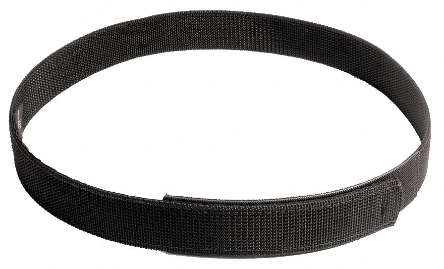 BLACKHAWK Inner Belt With Hook and Loop, Nylon , Black, Width 2 in