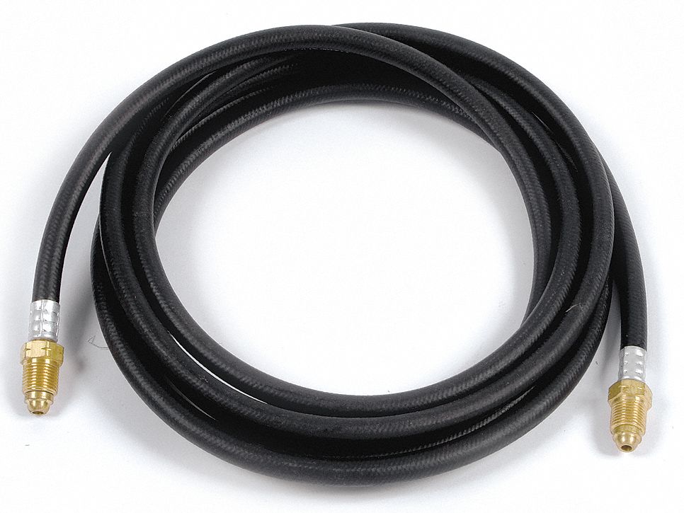 MILLER ELECTRIC Water Hose Extension, Rubber, 12.5 Ft 6UGU240V76R