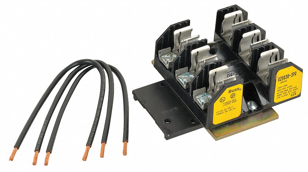 EATON Fuse Block, For Use With Freedom Series Starters and Contactors