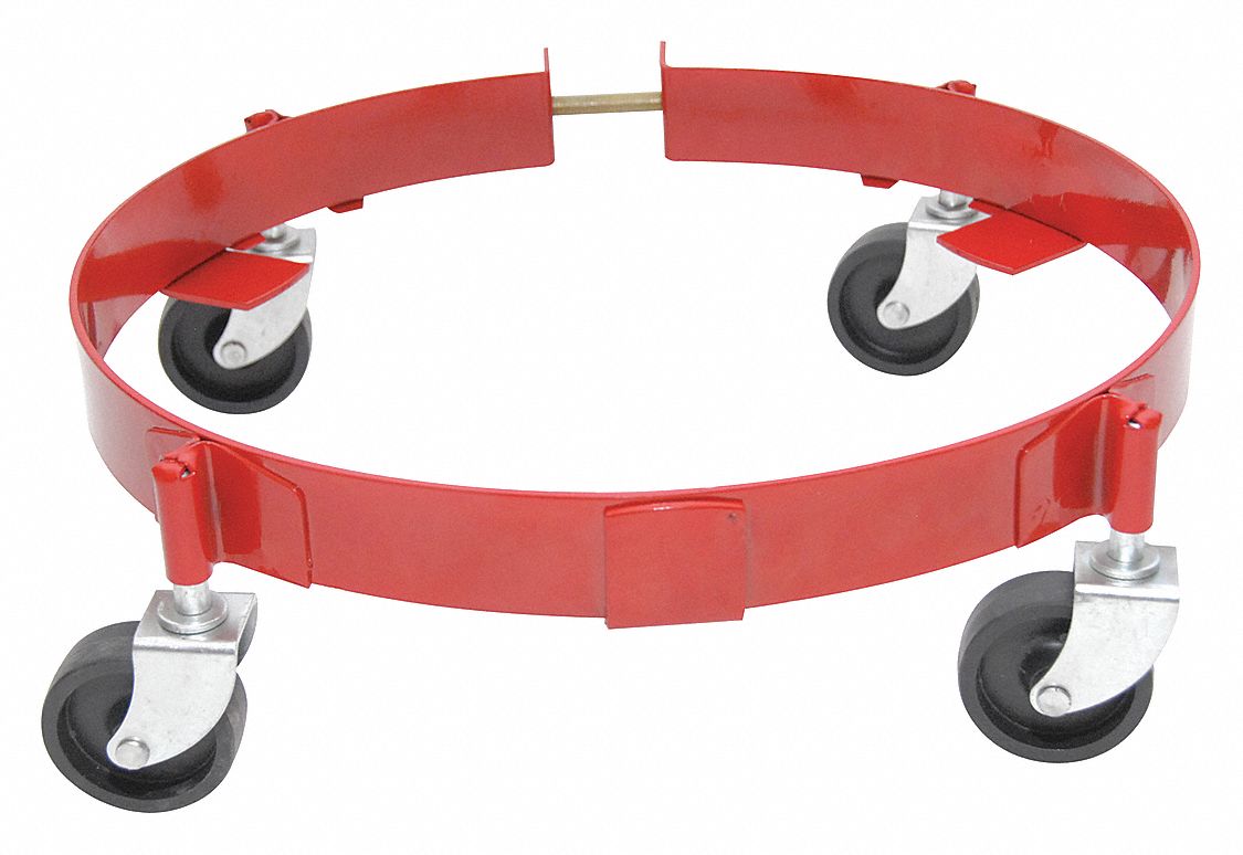 LINCOLN Band Dolly, 120 lb. Dolly Capacity, 16 gal. Drum Capacity, 51/