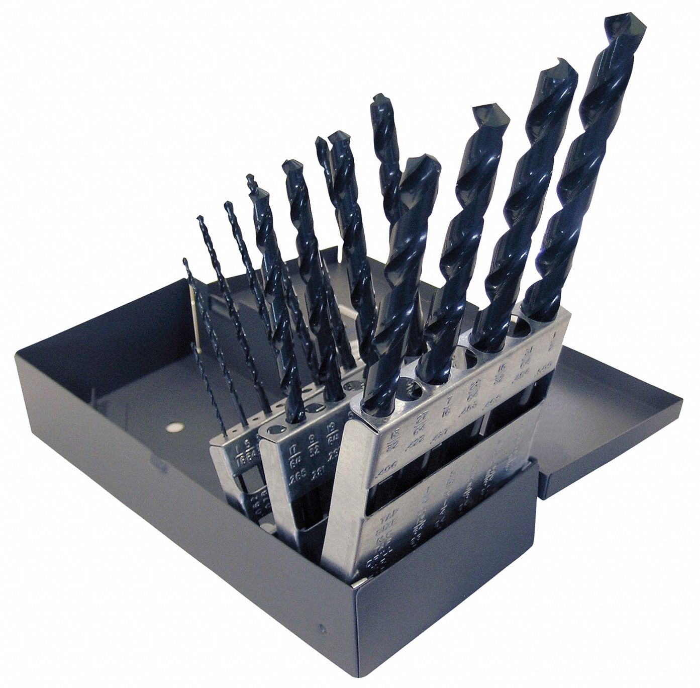 CHICAGOLATROBE Taper Shank Drill Bit Set, Drill Bit Point Angle 118