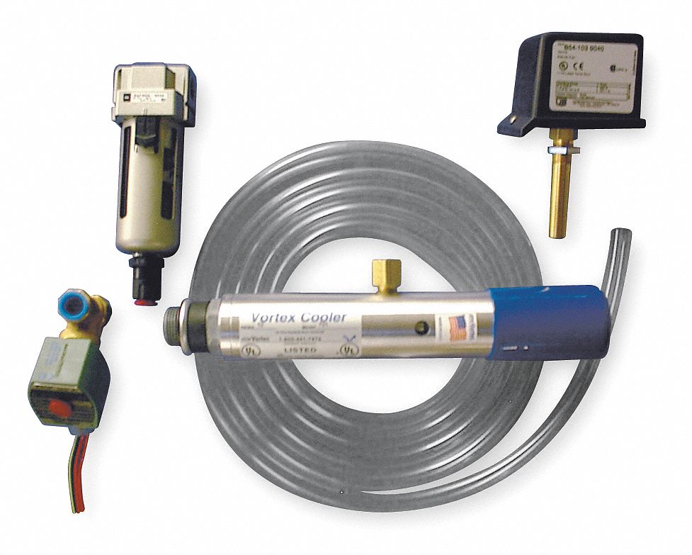 VORTEC Vortex Enclosure Cooler, 1,500 BtuH, NEMA Rating 12, SCFM 100