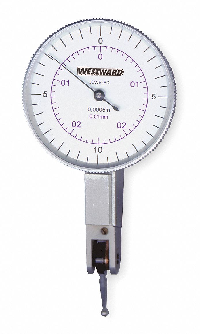 WESTWARD 0 In To 0 02 In 0 Mm To 0 5 Mm Range Horizontal Dial Test