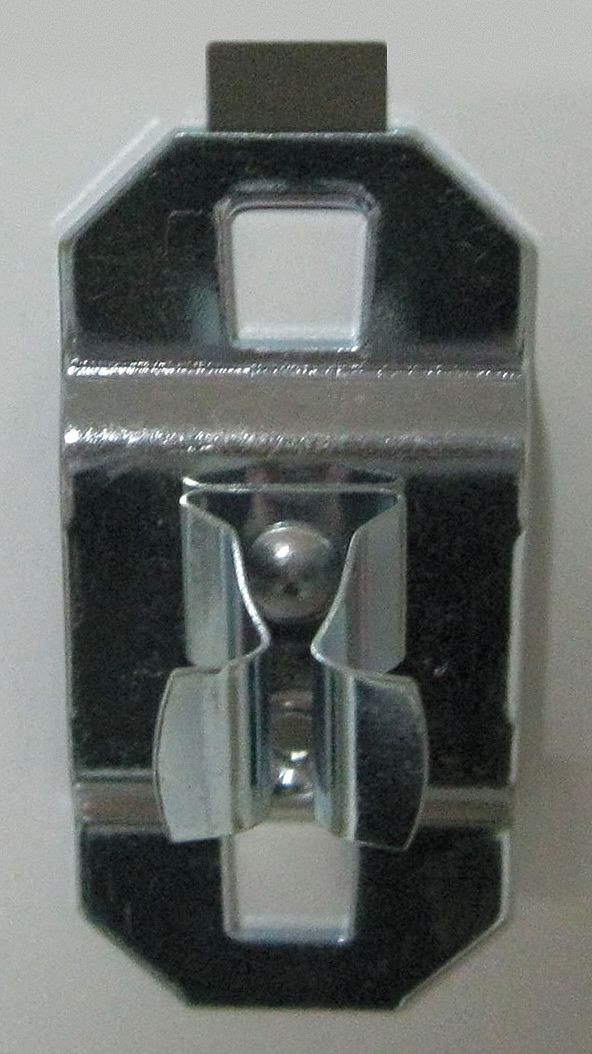 GRAINGER APPROVED Steel Extended Spring Clip, Hanging Mounting Type