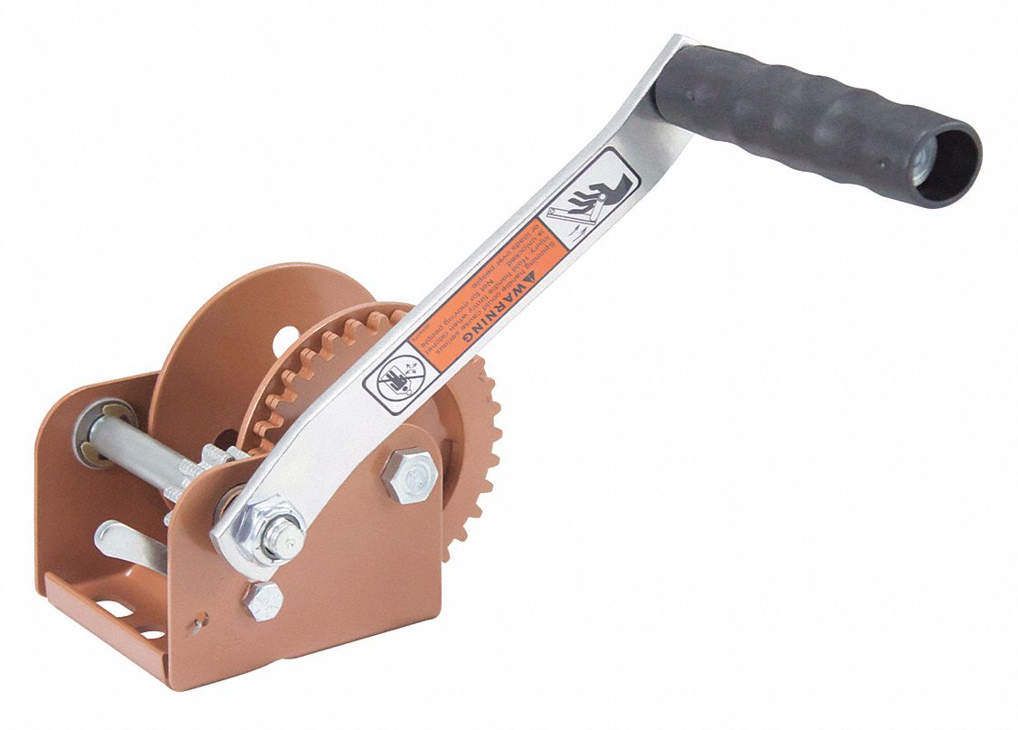 DUTTONLAINSON 4 inH Pulling Hand Winch with 900 lb 1st Layer Load