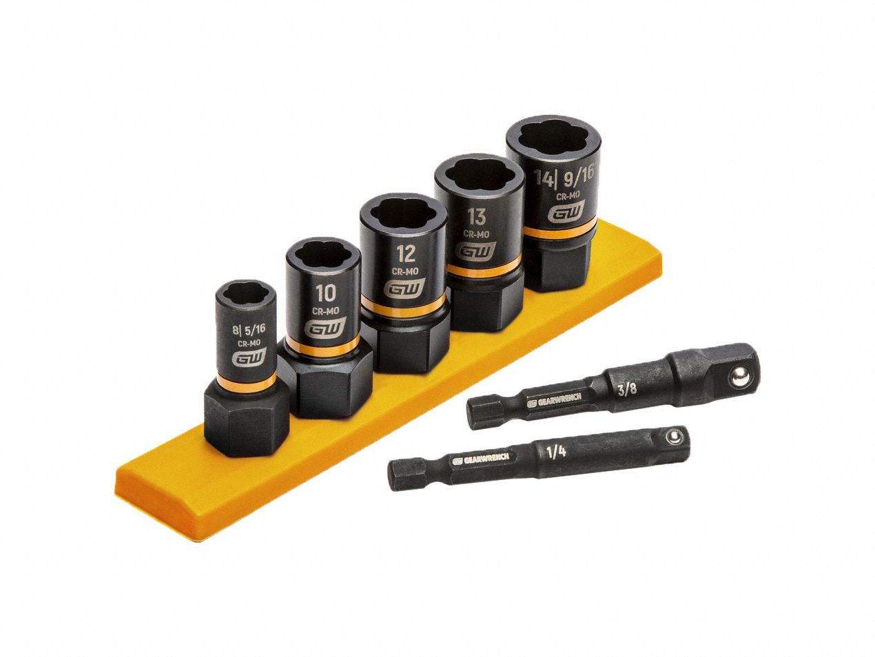 Gearwrench In In Drive Size Pieces Impact Socket Set