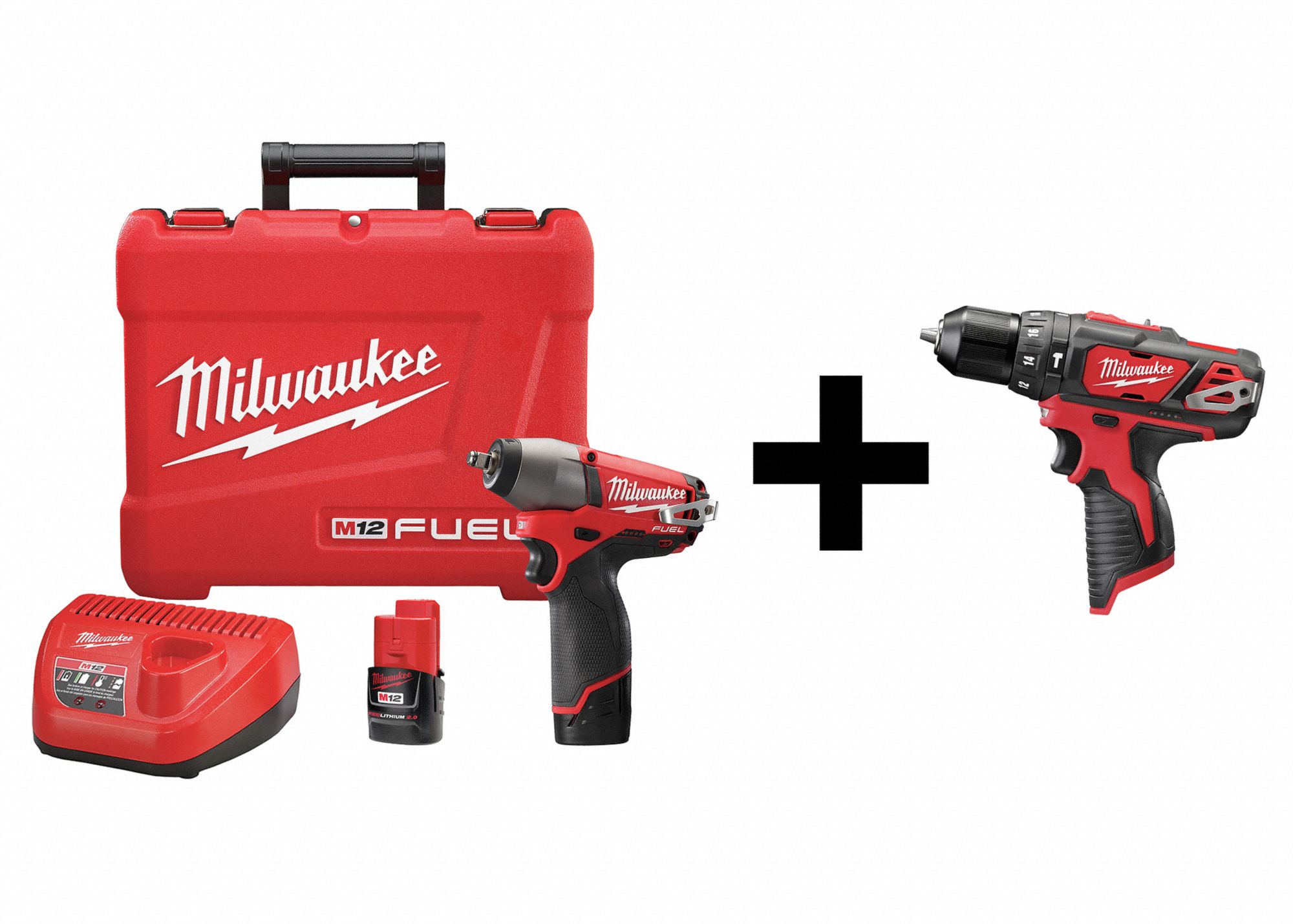 MILWAUKEE Cordless Impact Wrench Kit 7DF75245422 240820 Grainger