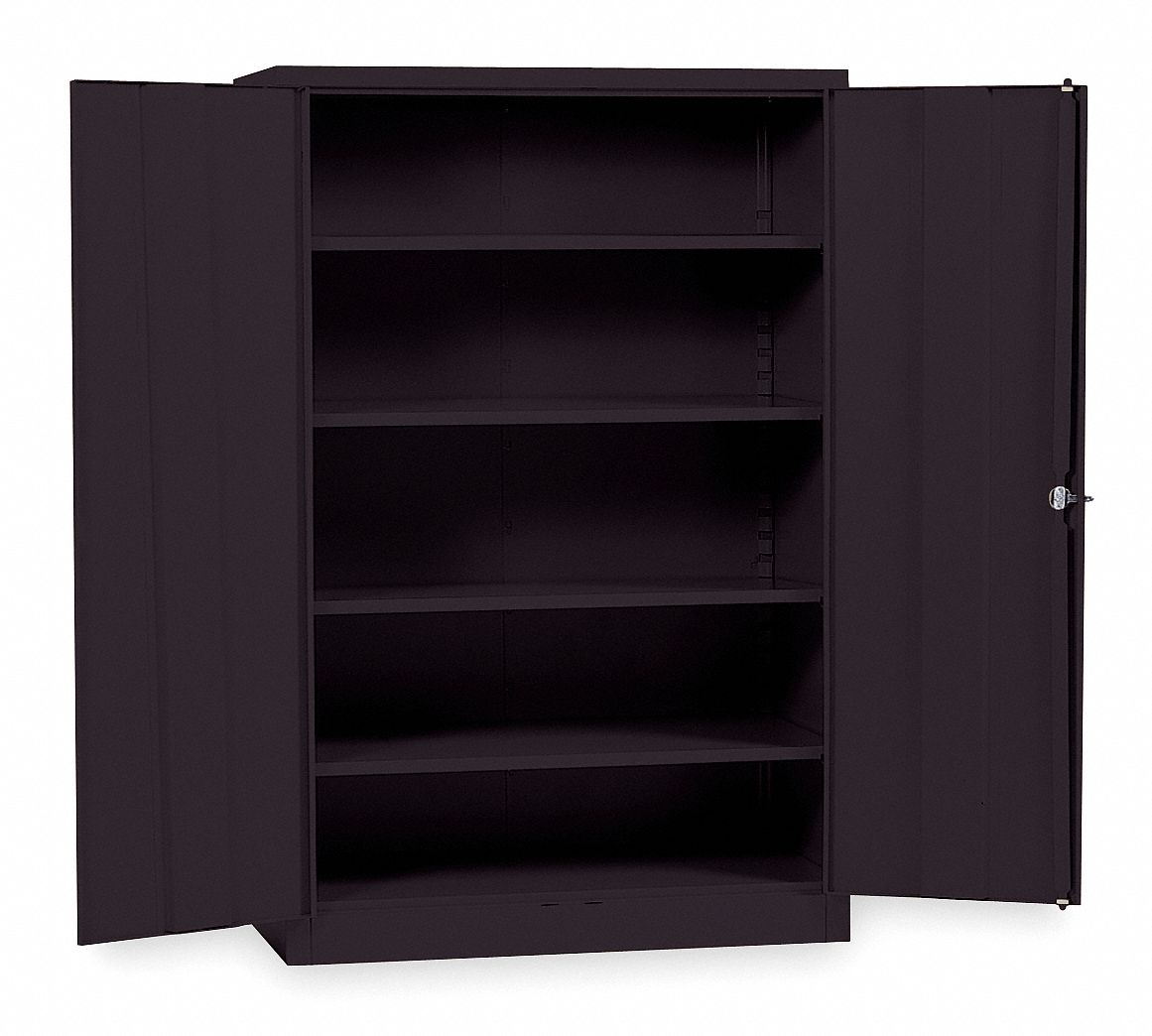 GRAINGER APPROVED Commercial Storage Black, 78 in H X 48 in W