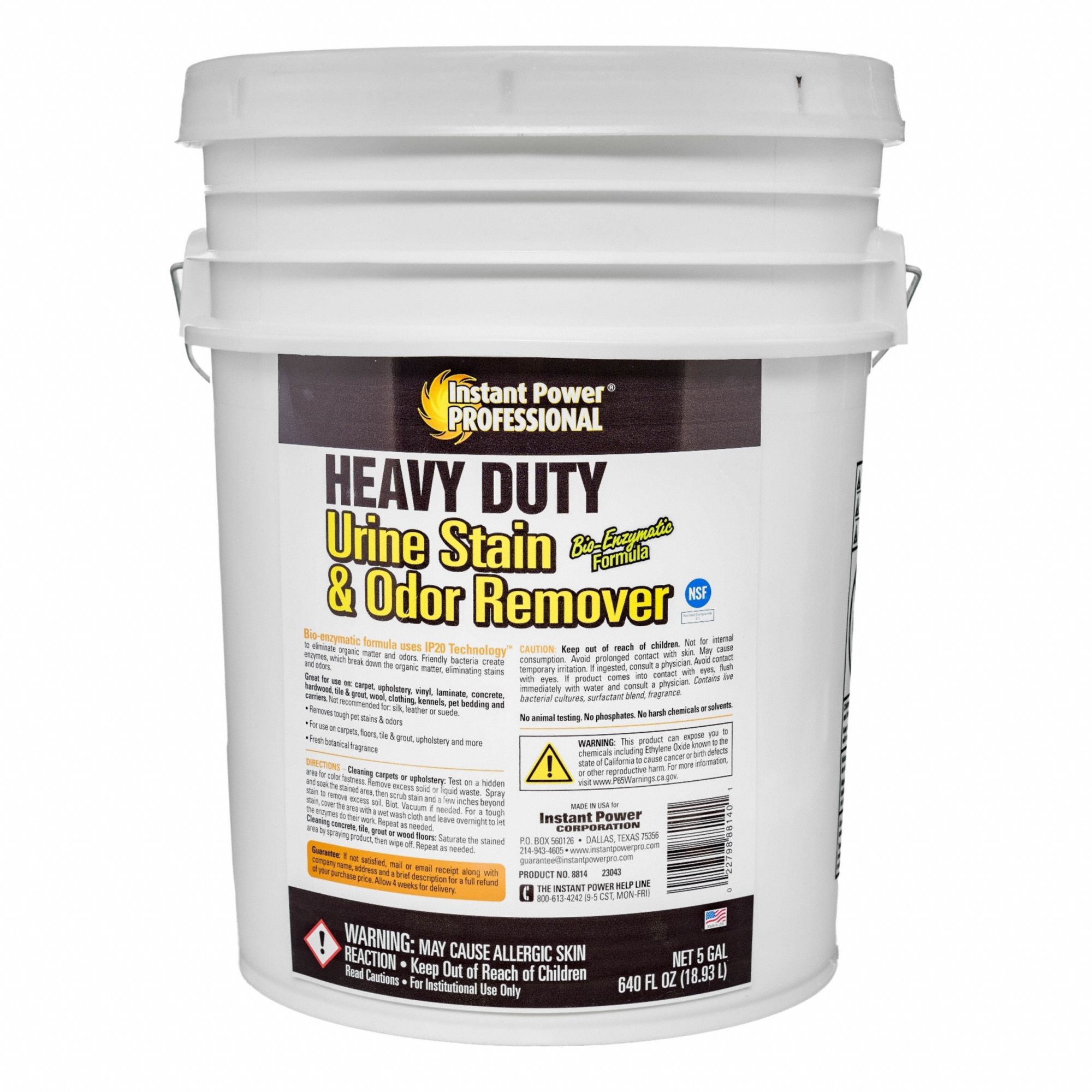 INSTANT POWER PROFESSIONAL Bucket 5 Gal Urine Stain And Odor Remover