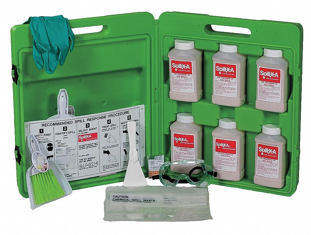 ANSUL Neutralizer Spill-X-A-Kit, 15 Lbs - 8A906|78776 - Grainger