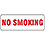 Sign, No Smoking,3 1/2 x 10,PK10