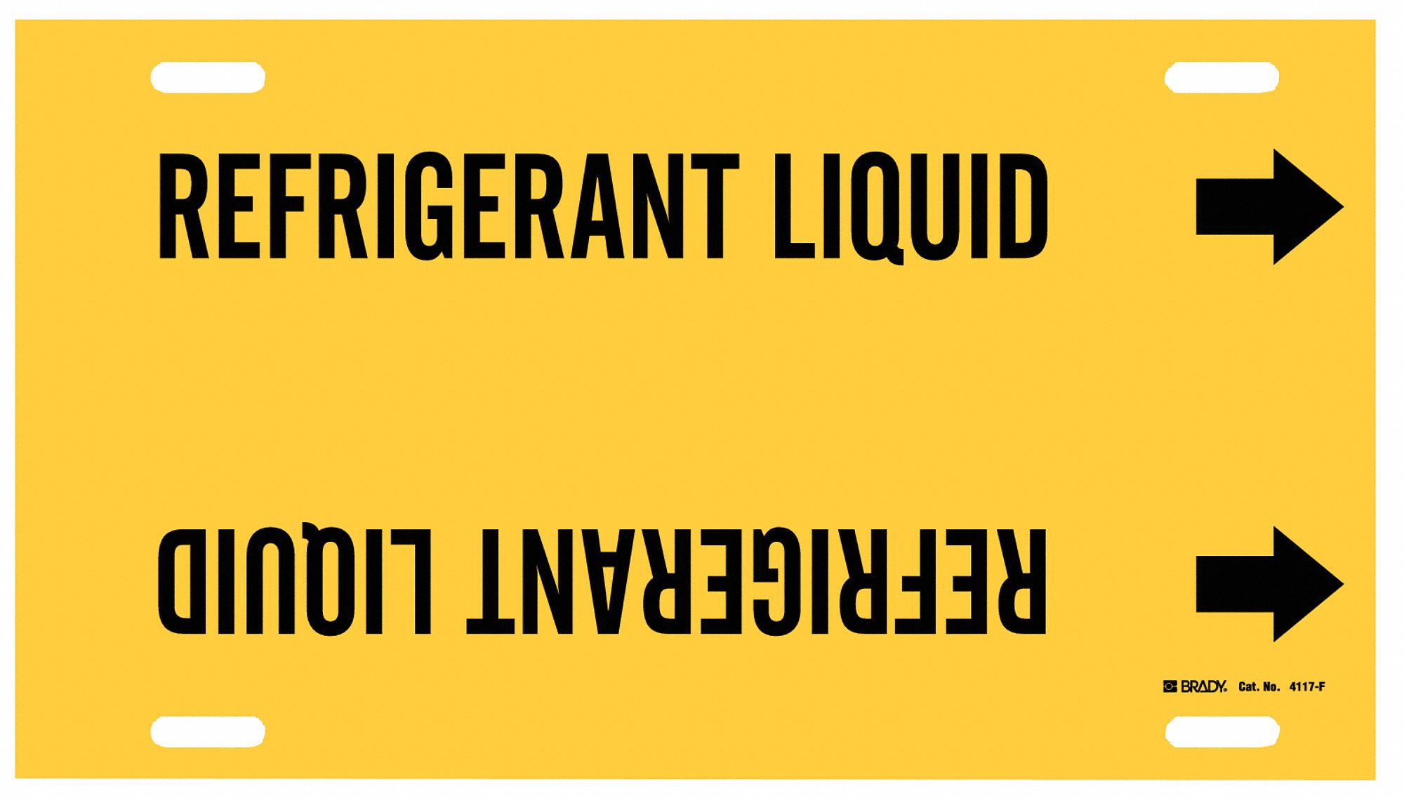 Pipe Mrkr,Refrigerant Liquid,6to7-7/8 In