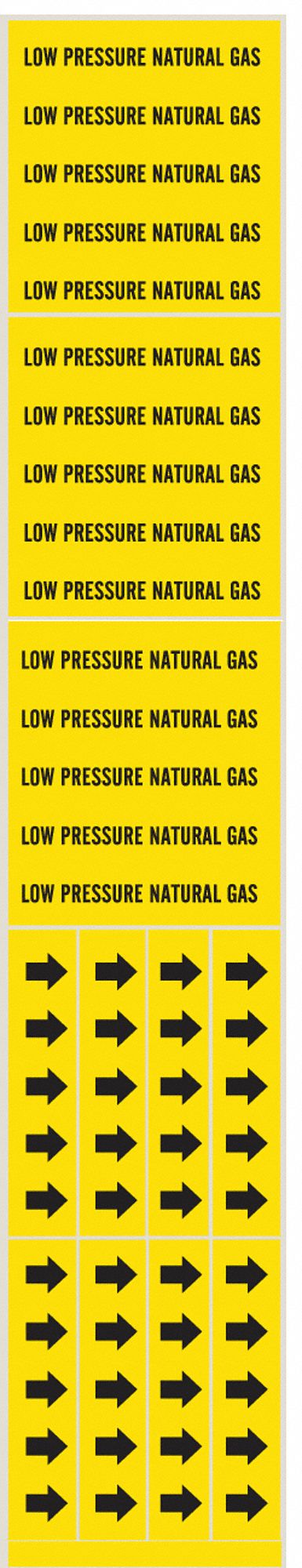 Pipe Mkr,Low Pressure Natural Gas,to 3/4