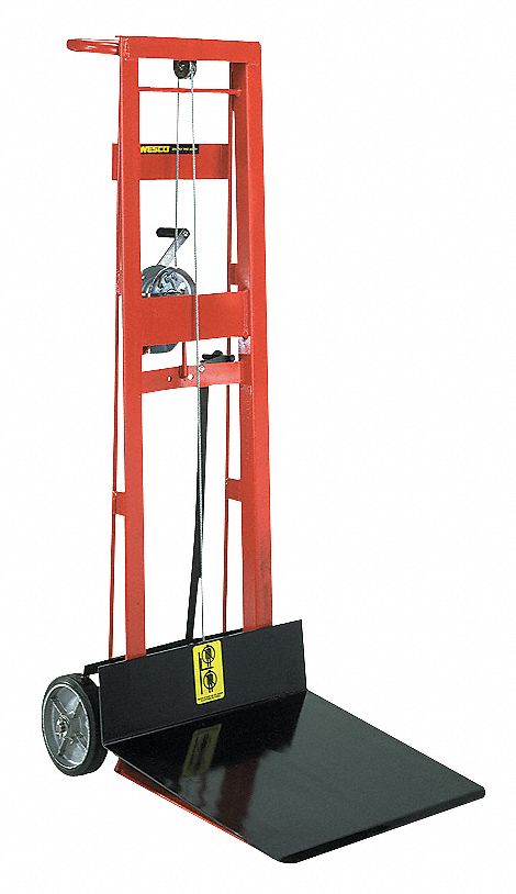 GRAINGER APPROVED Manual Hand-Truck-Style Platform Lifts, 750 lb Load