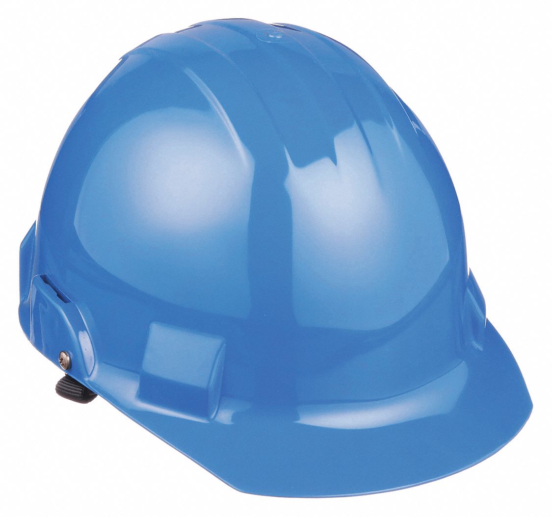 BULLARD Hard Hat, Type 2, Class E, Ratchet, Blue 8NCU9A1 BLUE