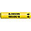 Pipe Marker,Blowdown,Yellow,4 to 6 In