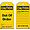 CardstockOut Of Order, Caution Tag 5-3/4