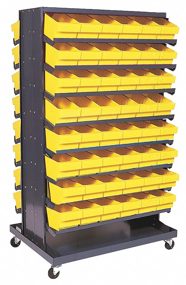 QUANTUM STORAGE SYSTEMS Mobile Pick Rack 36 in x 24 in x 60 in, 96