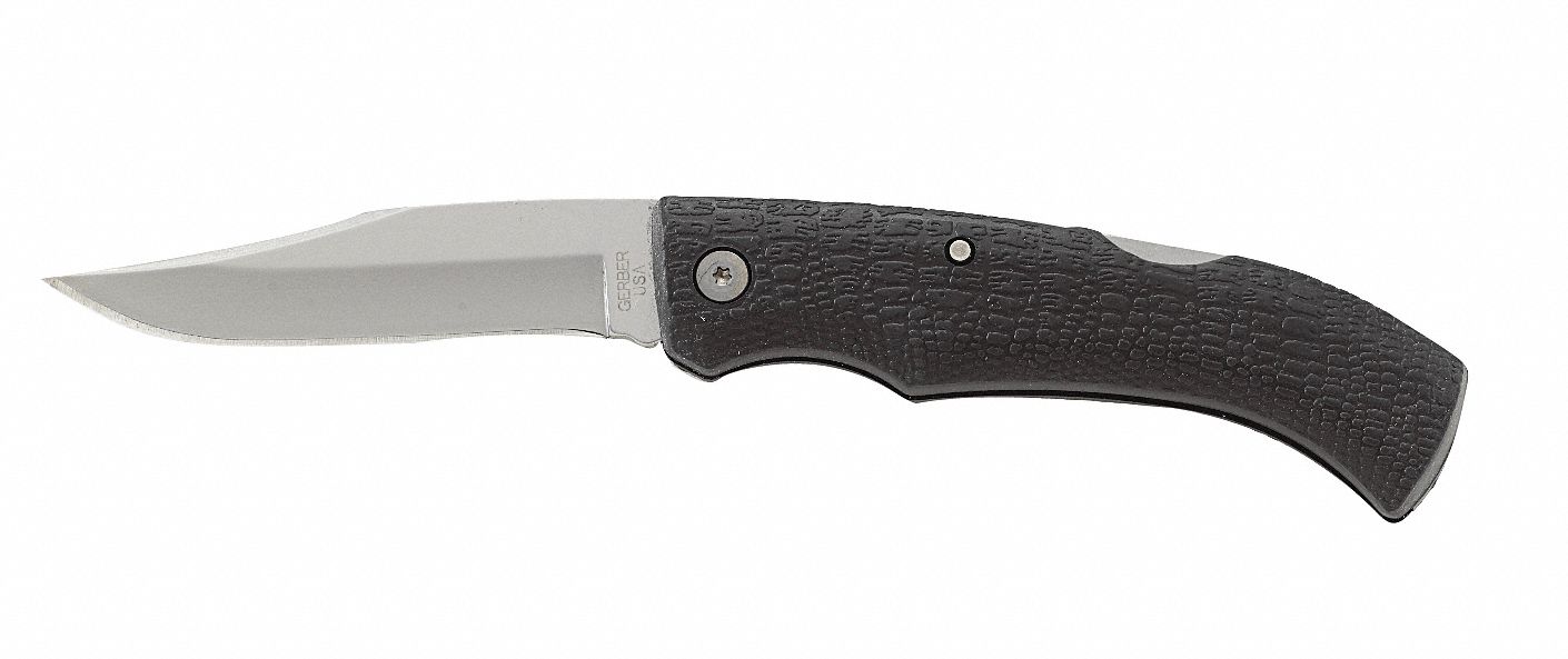 GERBER Pocket Knife 3.08" Blade Length,Locking Blade Lockback 9NRN5