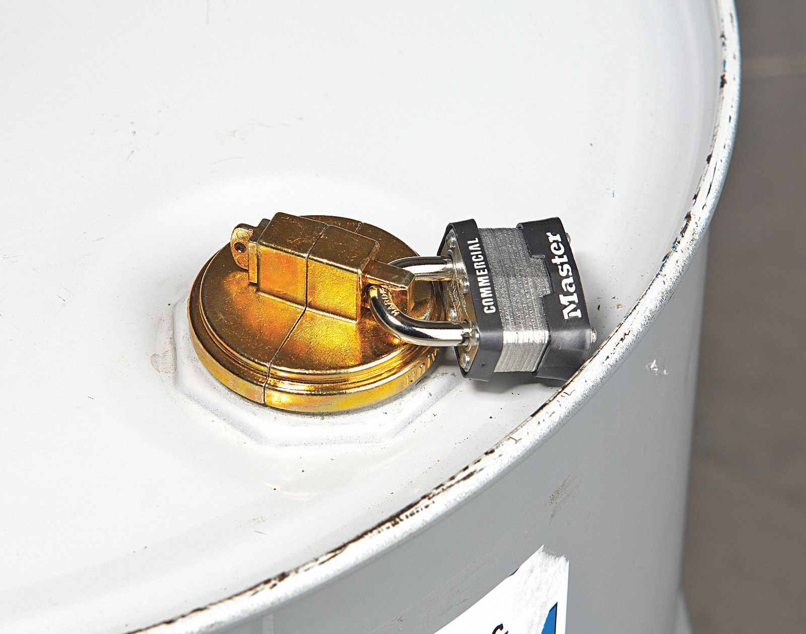 GRAINGER APPROVED Drum Plug Locking Device, High Security, Steel, 3/4