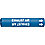 Pipe Marker,Exhaust Air,Blue,4 to 6 In