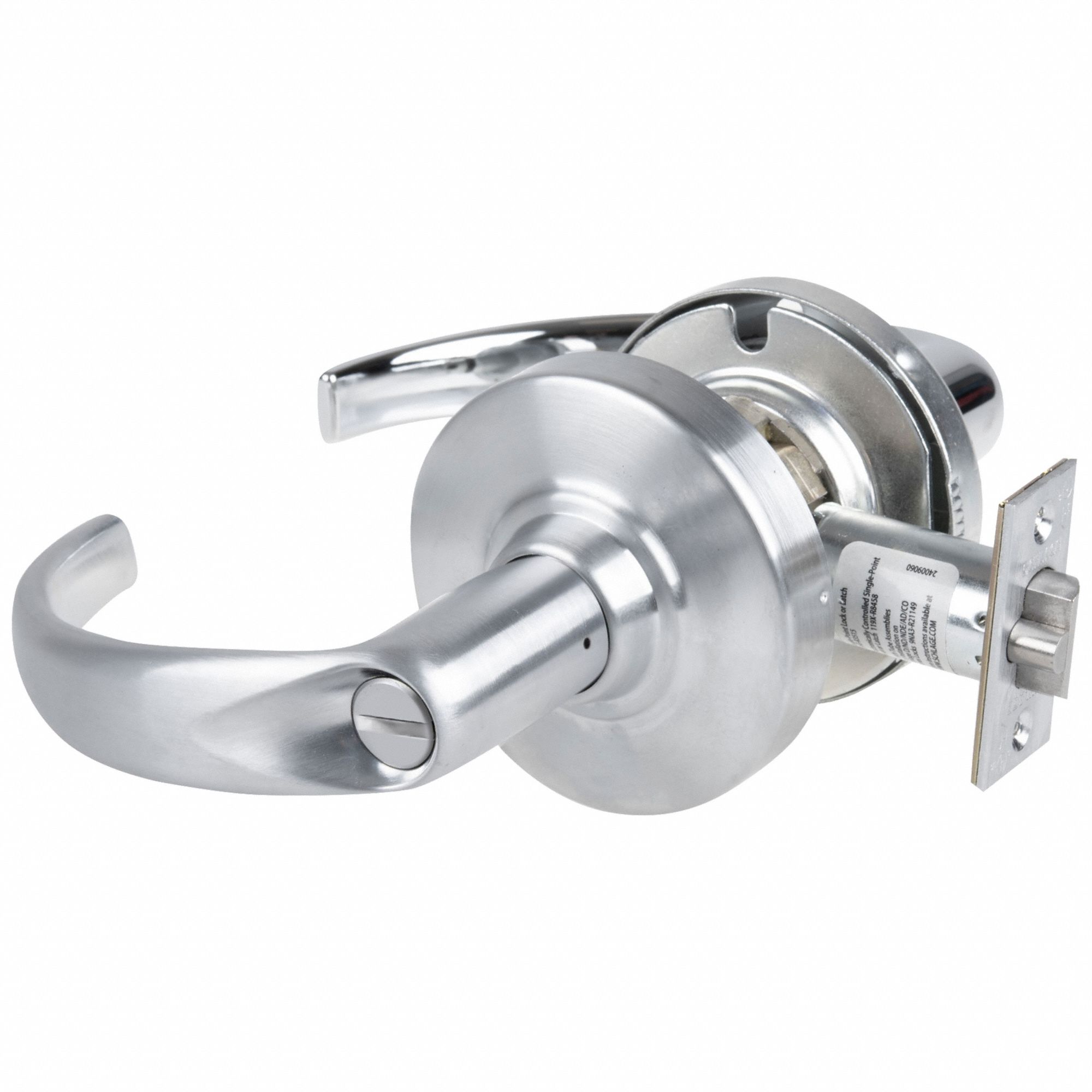 SCHLAGE Privacy Lever Locksets Chrome Door Lockset 793NJ5 ALX40