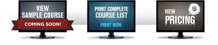 OSHA Sample Course Course List and Pricing