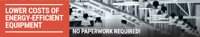 Lower costs of energy-efficient equipment