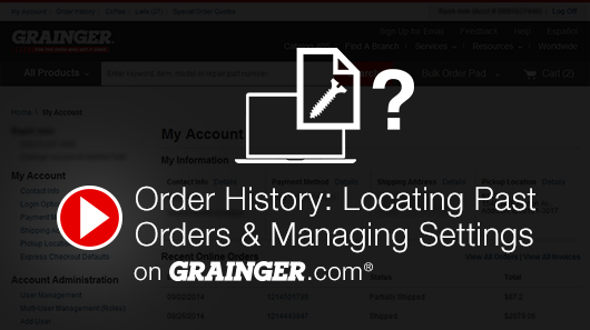 Order history papers