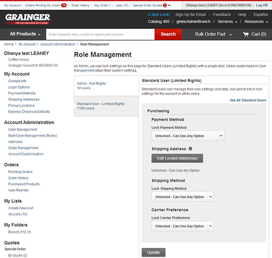 Knowhow Care Plan >> Multi-User Management - Grainger Industrial Supply Knowhow Care Plan >> Multi-User Management - Grainger Industrial Supply