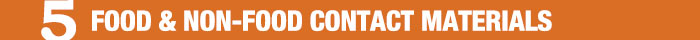Food & Non- Food Contact Food & Non- Food Contact