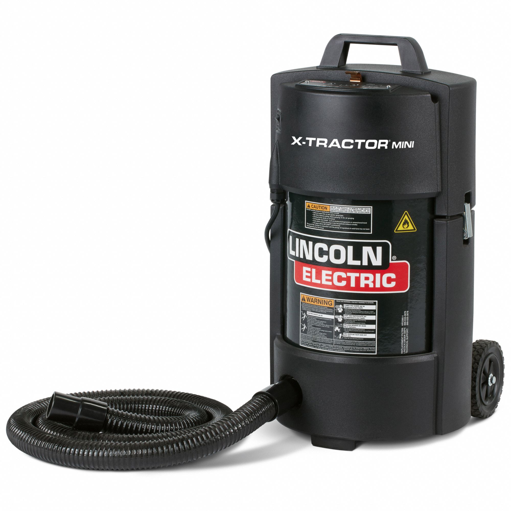 LINCOLN ELECTRIC: 108 cfm, 8 ft Hose Lg, X-Tractor Mini