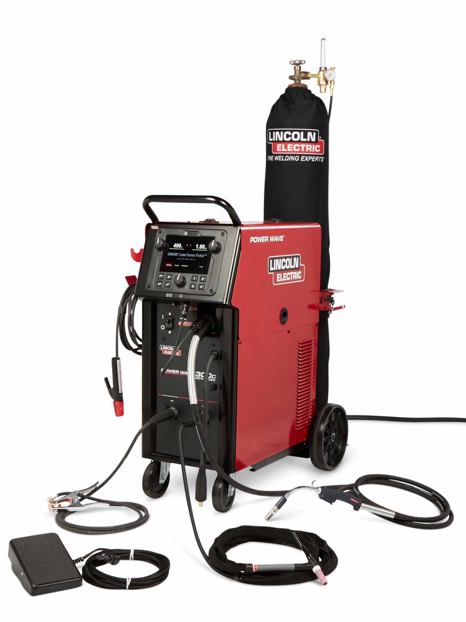 LINCOLN ELECTRIC, Power Wave 300C, AC/DC, Multiprocess Welder 810C43K49341 Grainger